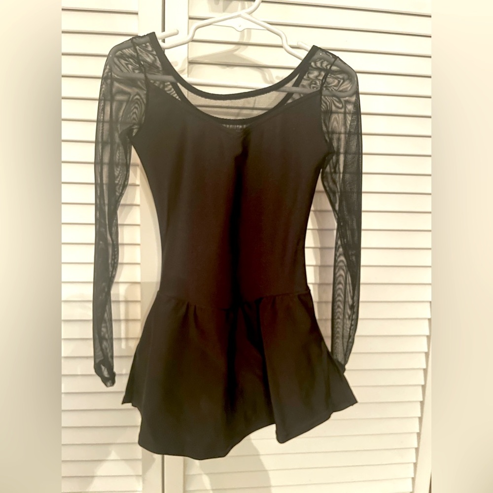 Mondor Figure Skating Youth Black Testing Dress